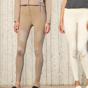 Alo yoga tan high waisted leggings